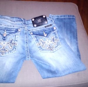 MissMe Denim Capri- sz 26